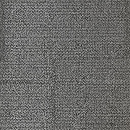 Interface Furrows-II / Bouclé / 50 cm x 50 cm / Grau