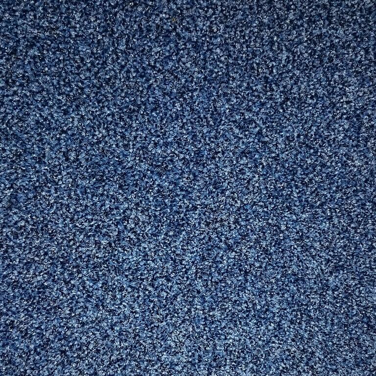 Interface Polichrome / Velour / 50 cm x 50 cm / Blau