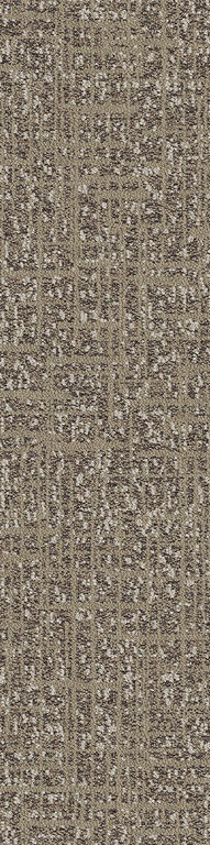 Interface World Woven 890 / Bouclé / 25 cm x 100 cm / Braun, Beige