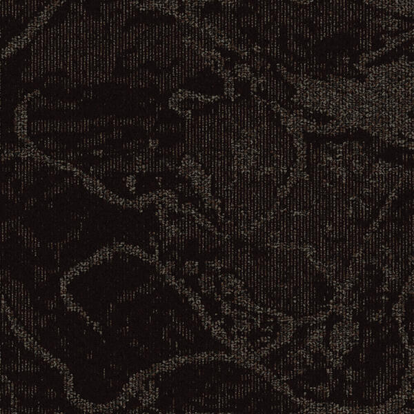 Interface Etruria / Bouclé / 50 cm x 50 cm / Schwarz
