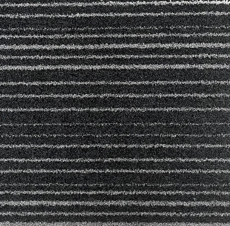 Interface Barricade One / Schmutzfang Fliese / 50 cm x 50 cm / Schwarz, Grau