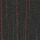 Interface Flash Line / Microtuft / 25 cm x 100 cm / Schwarz, Red
