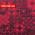 Interface Head over Heels 1x1m / Bouclé / 100 cm x 100 cm / Red