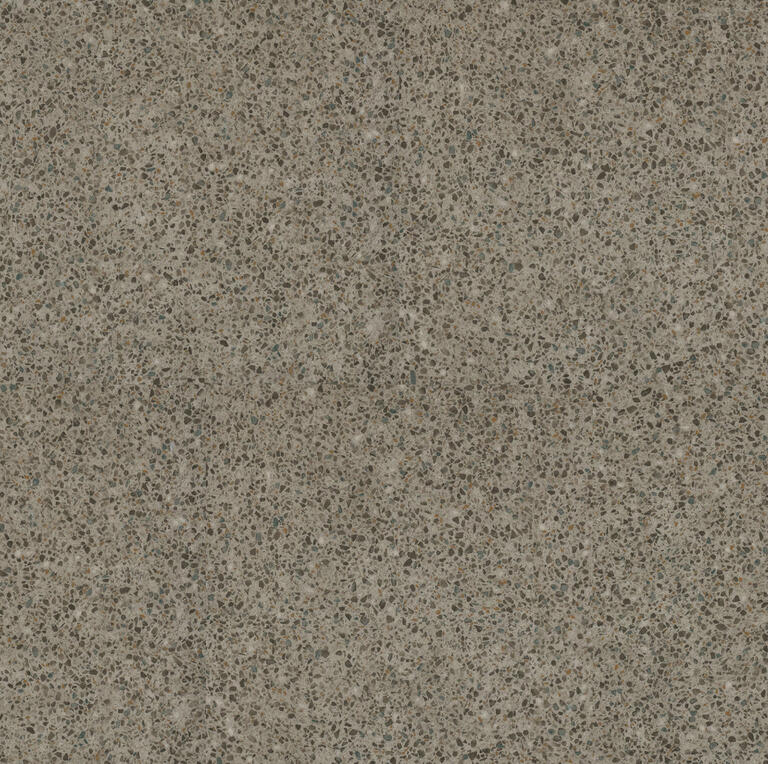 Interface LVT In The Mix Terrazzo Vinylboden / PVC/LVT / 50 cm x 50 cm / Grau, Braun