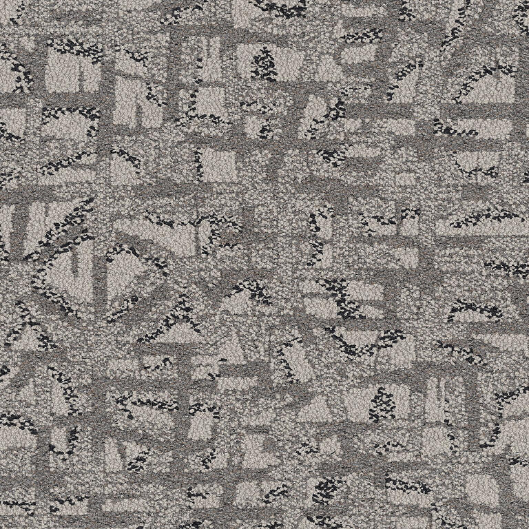 Interface Etched & Threaded / Bouclé / 50 cm x 50 cm / Grau