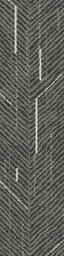 Interface Angular Times / Bouclé / 25 cm x 100 cm / Schwarz, Grau