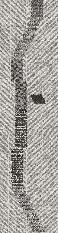 Interface Accent Hours / Bouclé / 25 cm x 100 cm / Grau, Braun