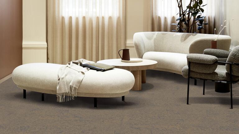 Interface Urban Retreat 102 / Bouclé / 50 cm x 50 cm / Braun, Beige, Gelb
