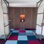 Interface Budget Isolation Mix / Bouclé / 50 cm x 50 cm / Mischung, Red, Blau, Grün