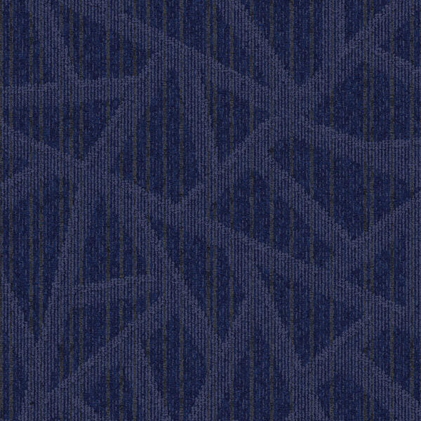 Interface The Orient - Dynamic / Bouclé / 50 cm x 50 cm / Blau