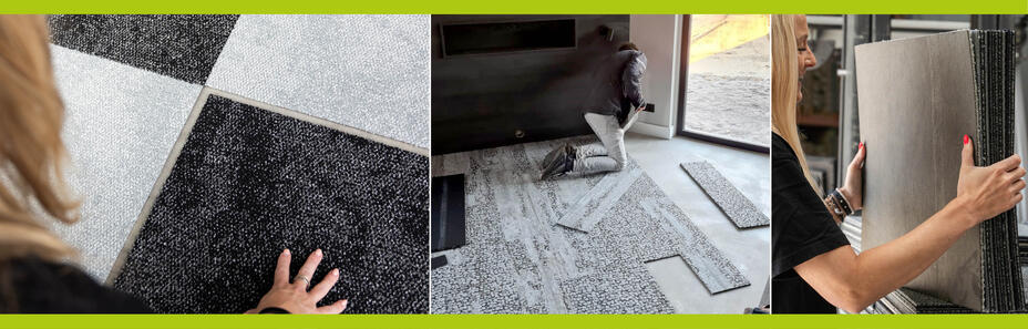 Loose Lay vs. selbstklebende Teppichfliesen