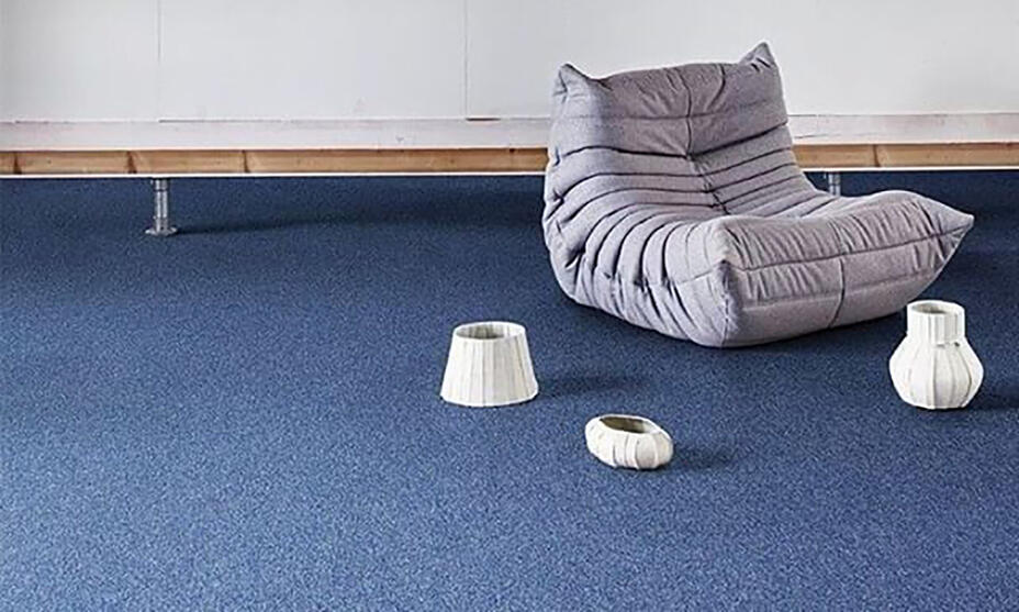 Bouclé Teppichfliesen / 